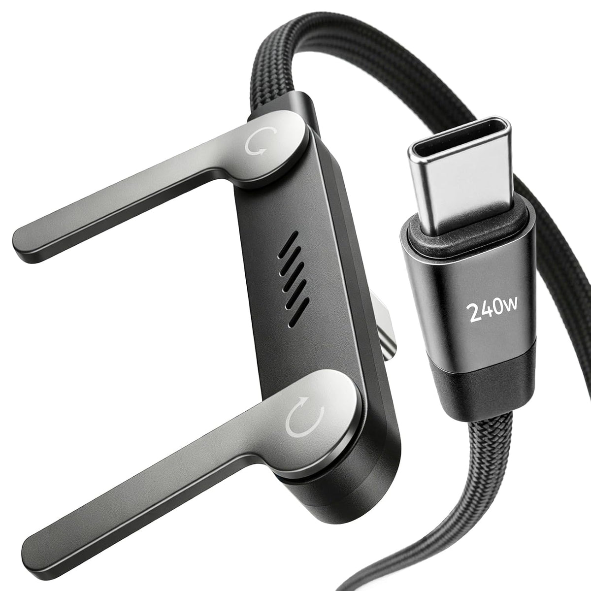 KickCable 2-in-1 Fast Charging Cable with Hidden Phone Stand "Type C"
