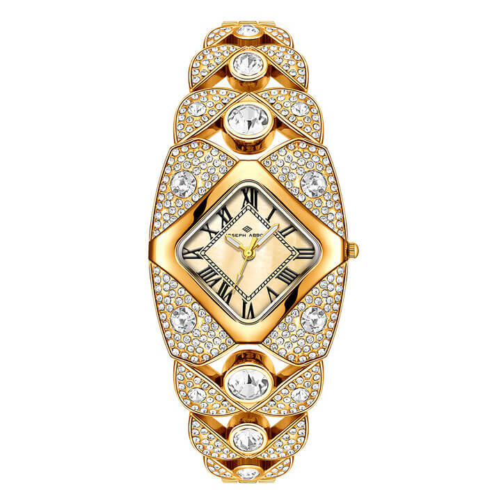 Women's Diamond-Studded Fashion Quartz Watch – product image | Tezly Pakistan