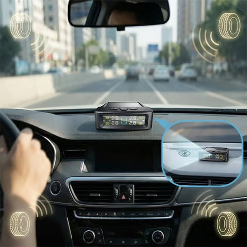 Solar Wireless Tire Pressure Monitoring System