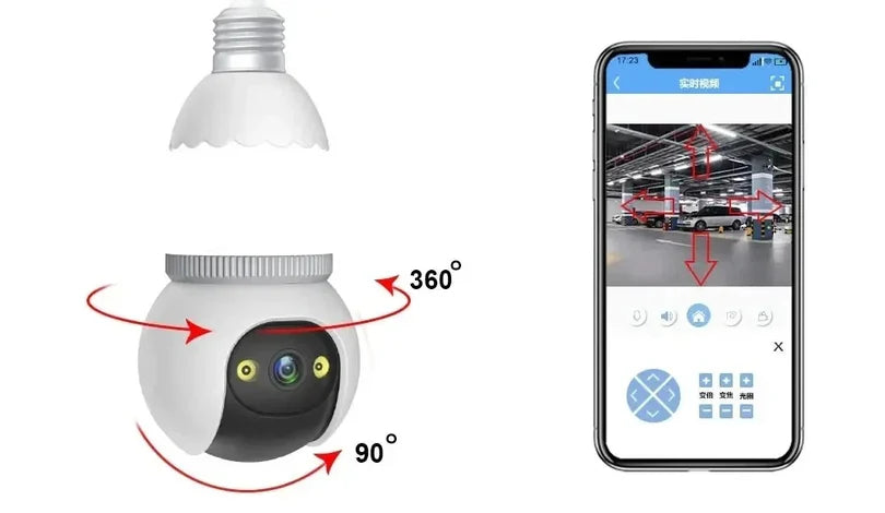 TEZLY™ Smart Light Bulb Camera