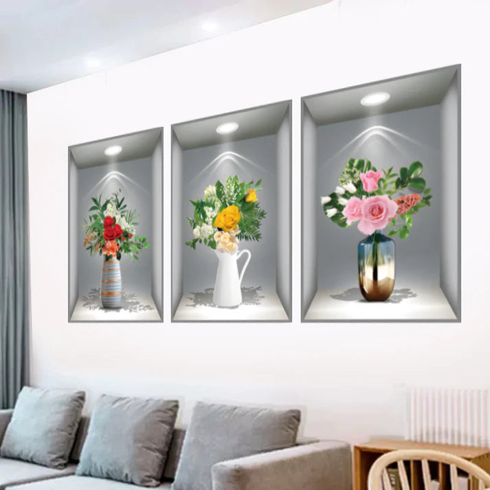 3D Wall Decorative Stickers Set Of 3Pcs – product image 3 | Tezly Pakistan