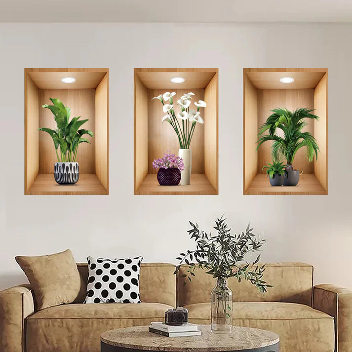 3D Wall Decorative Stickers Set Of 3Pcs – product image 4 | Tezly Pakistan