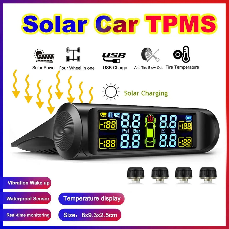 Solar Wireless Tire Pressure Monitoring System