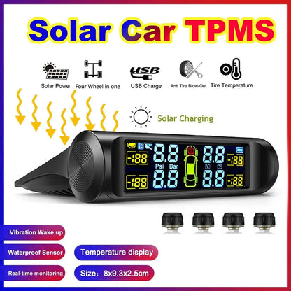 Solar Wireless Tire Pressure Monitoring System