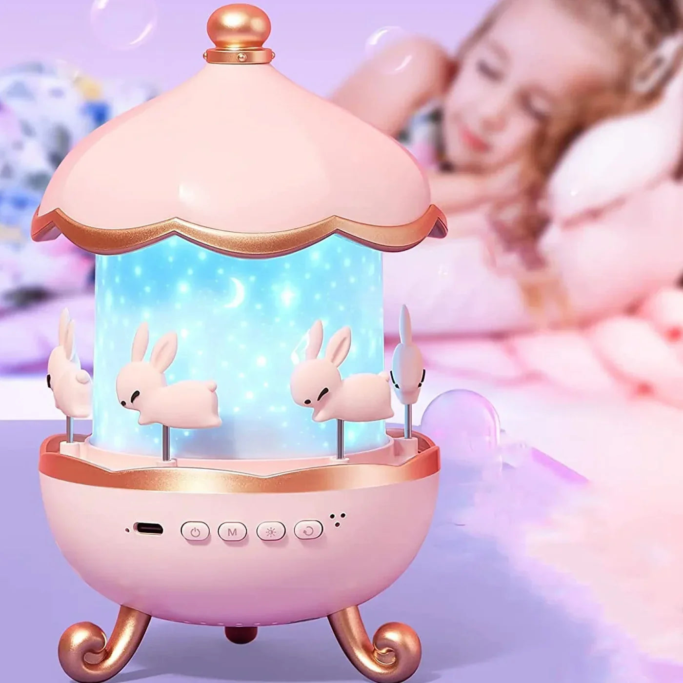 Customizable Star Projector with Music & Timer