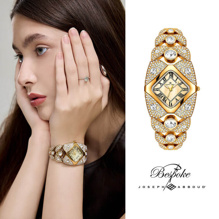 Women's Diamond-Studded Fashion Quartz Watch – product image 5 | Tezly Pakistan