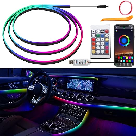 USB Ambient LED Car Lights