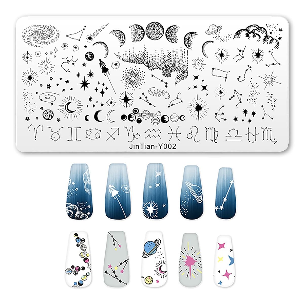 Nail Art Stamping Template