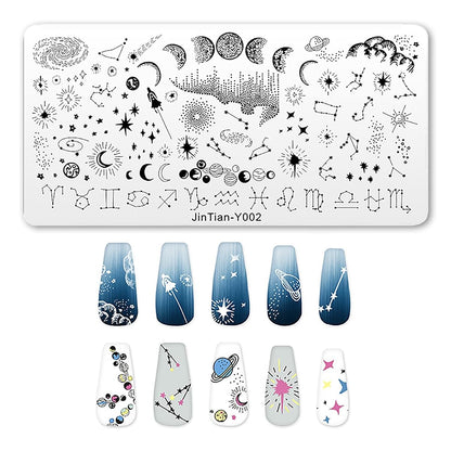 Nail Art Stamping Template