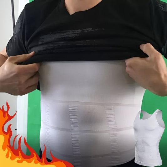 AbsFit™ Ultra-Slim Men's Compression Vest - Look Better Instantly - Image 1