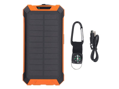 Solar Power Bank – High Capacity Portable Charger with LED Light