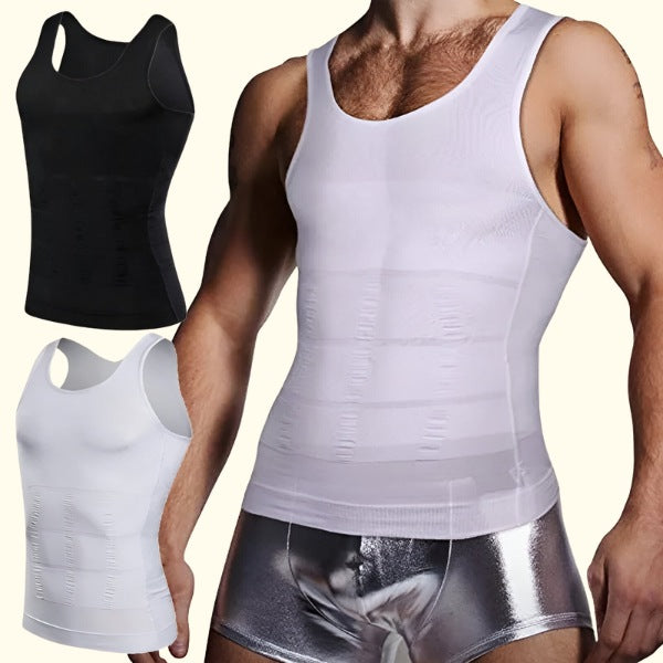 AbsFit™ Ultra-Slim Men's Compression Vest - Look Better Instantly - Image 3