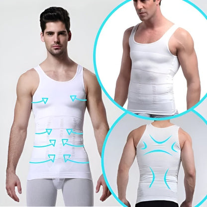AbsFit™ Ultra-Slim Men's Compression Vest - Look Better Instantly - Image 5