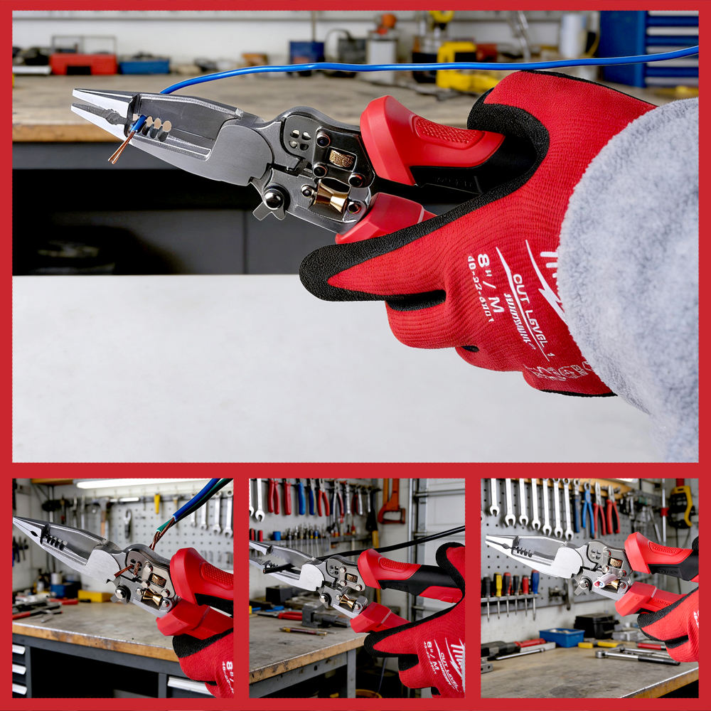 Multifunctional Electrician Pliers with Digital Display – Cut, Strip & Measure in One Tool