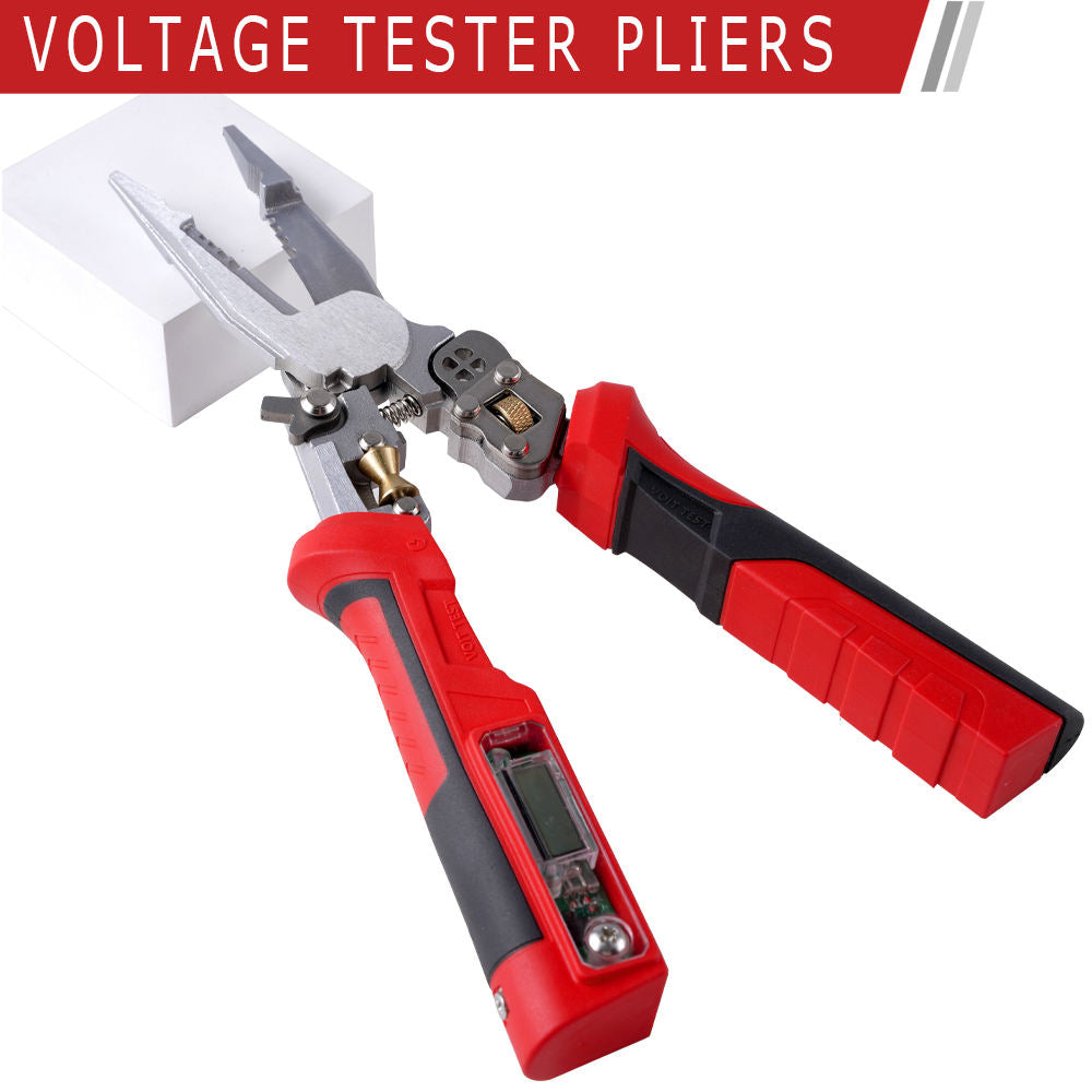 Multifunctional Electrician Pliers with Digital Display – Cut, Strip & Measure in One Tool