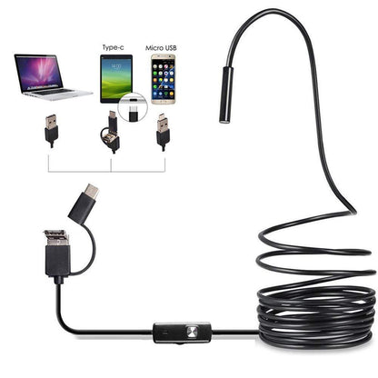 3-in-1 HD Inspection Camera – Smart Tool for Hard-to-Reach Places