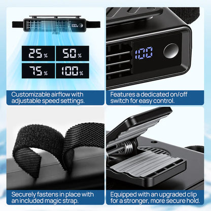 Portable cooling fan for cars and trucks