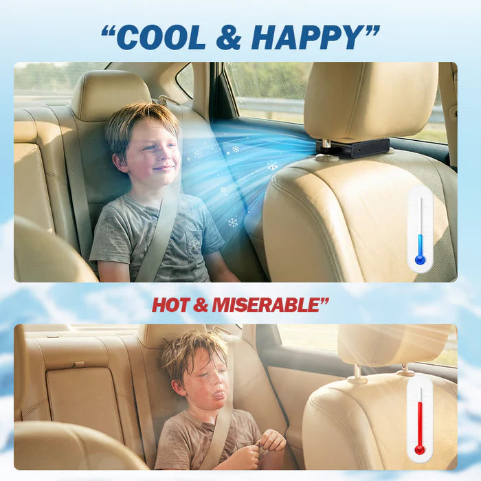 Portable cooling fan for cars and trucks
