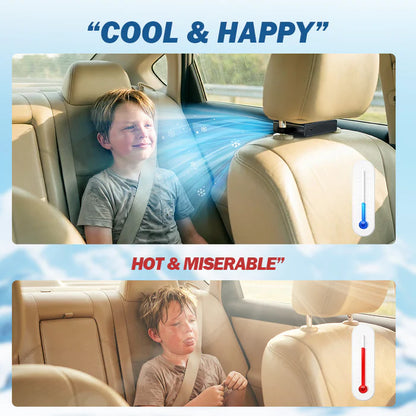 Portable cooling fan for cars and trucks