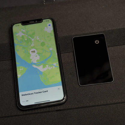 Ultra-Thin Smart Tracker Card – Works with iPhone & Android | No Monthly Fees
