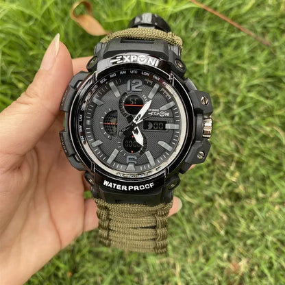 Outdoor Camping Tactical EDC Paracord Waterproof G7 Watch