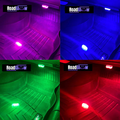 Mini USB Rechargeable LED Car Lights (6PCS)