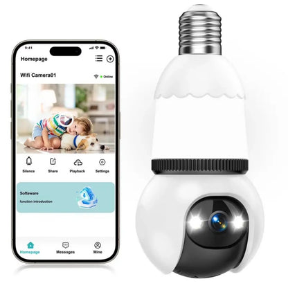 TEZLY™ Smart Light Bulb Camera