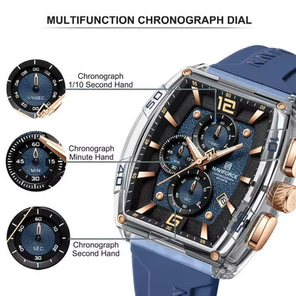 Naviforce Watch For Men NF6101-S-Y-BE