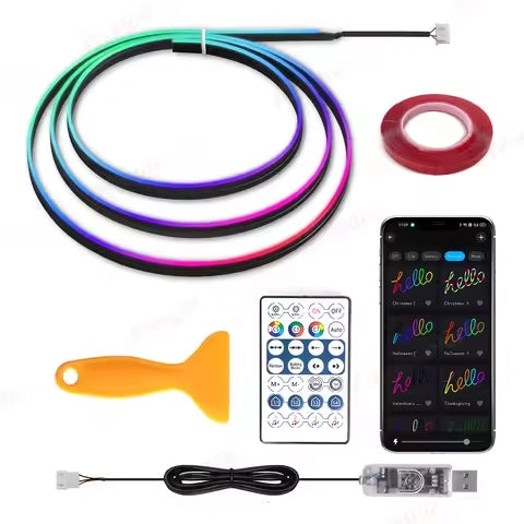 USB Ambient LED Car Lights