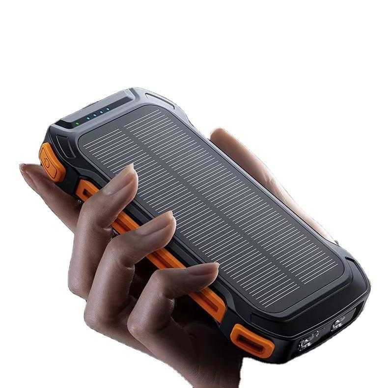 Solar Power Bank – High Capacity Portable Charger with LED Light