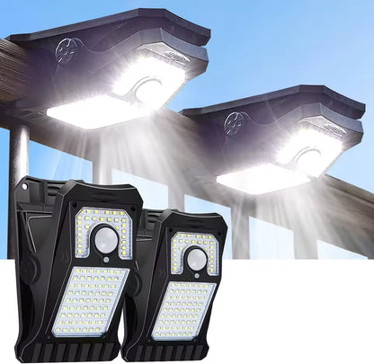 Solar Clip-On Motion Sensor Light - Waterproof Outdoor Security for Garden &amp; Walls